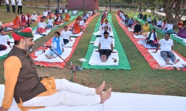 योग हमारे जीवन का मुख्य आधार - मनोज शर्मा 