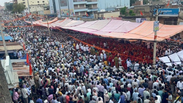 गुढ़ागौड़जी बचाओ संघर्ष समिति के सौजन्य से गुढ़ागौड़जी में उमड़ा जन सैलाब..