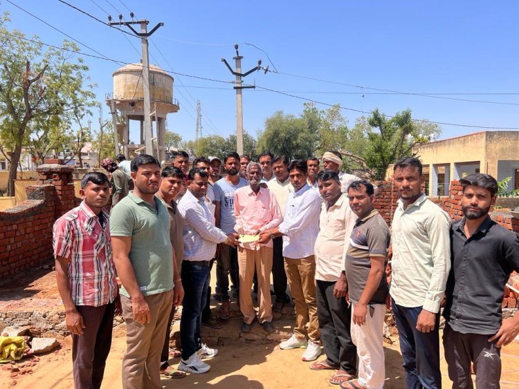 पहल एक अभिनव प्रयास संस्था ने अंबेडकर पार्क निर्माण के लिये दी राशि...