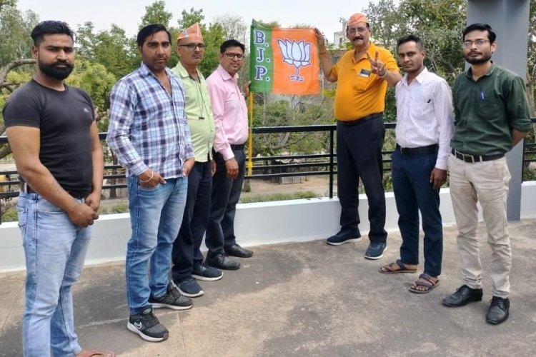 भाजपा मानव सेवा को एक संकल्प के रूप में मनाने वाली पार्टी भी है - डॉ के के शर्मा