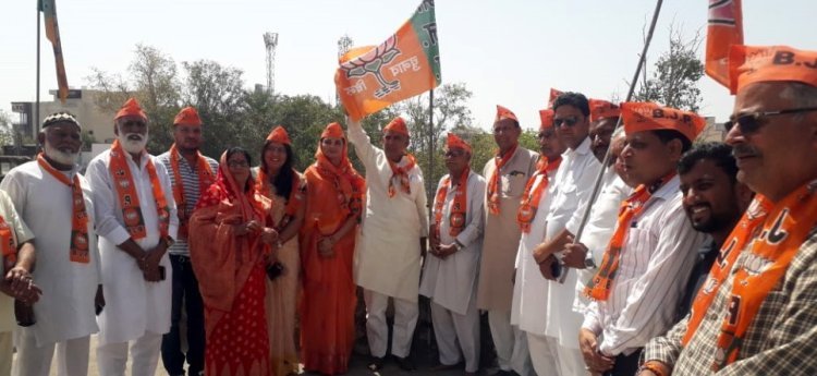 भाजपा का मनाया स्थापना दिवस