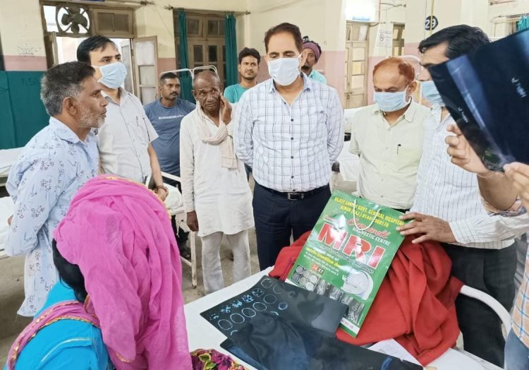 जिला कलक्टर के निर्देशन पर प्रशासनिक अधिकारियों ने किया निरीक्षण