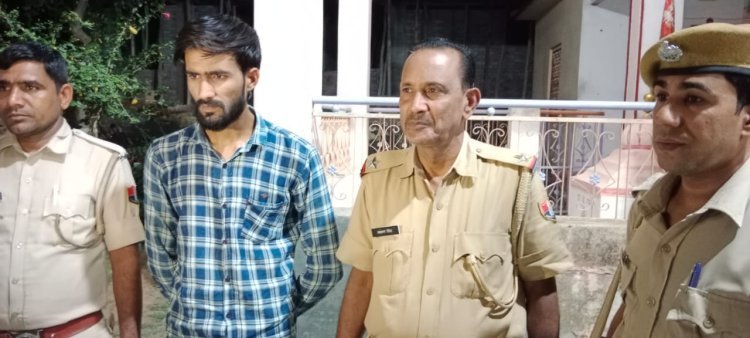 चूरू शहर में दिन के उजाले में लूट की वारदात का आरोपी आया पुलिस की गिरफ्त में