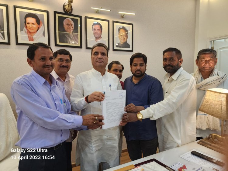 आरटीडीसी चेयरमैन धर्मेंद्र राठौड़ से मिला विराटनगर क्षेत्र का प्रतिनिधि मंडल