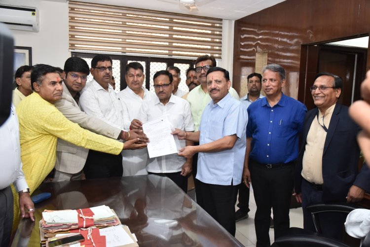 ब्रहशक्ति चेतना केंद्र के निर्माण के लिए गौड सनाढ्य फाउंडेशन को राजस्थान आवासन मंडल द्वारा
