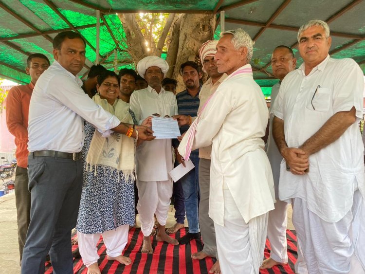 विकास कार्यों के लिए 23 लाख रुपये की दी स्वीकृति:विधायक सतीश पूनिया