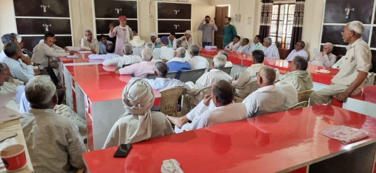 नहर व बिमा क्लेम को लेकर किसान सभा सादुलपुर तहसील कमेटी की बैठक आयोजित