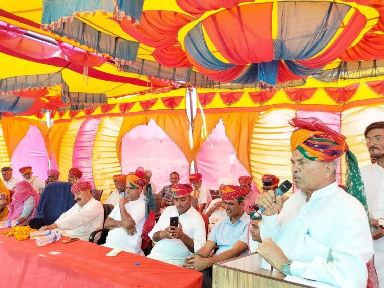 बाछड़ाऊ प्राथमिक स्वास्थ्य केंद्र का किया शिलान्यास