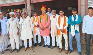 भाजपा अल्पसंख्यक मोर्चा के कार्यकर्ता जुटे चुनाव प्रचार में