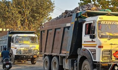 ओवरलोड वाहनों के प्रति परिवहन विभाग मौन