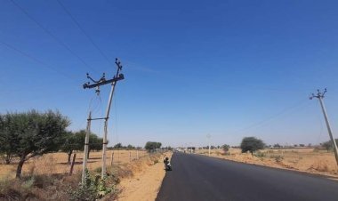 11 हजार केवी विद्युत लाईन का जर्जर विद्युत पोल हादसे को दे रहा है न्यौता, विभाग मौन