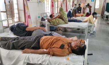 फूड प्वाइजनिंग मामले में दूसरे दिन भी अस्पताल में आए डेढ़ सौ से अधिक मरीज