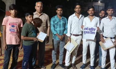 महासत्याग्रह के तहत हस्ताक्षर अभियान 