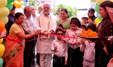 विद्यालय का किया उद्धघाटन