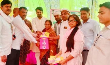 शिविर का किया अवलोकन एवं उपस्थित अधिकारियों से व्यवस्थाओं का लिया जायजा