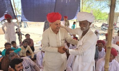 देवासी समाज भंवार द्वारा चौहटन विधायक का गर्मजोशी के साथ किया स्वागत