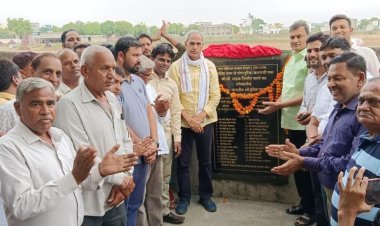 क्षेत्रीय विधायक ने किये लोकार्पण एवं शिलान्यास