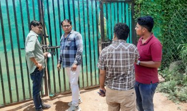 जिला कलक्टर ने निर्देश पर माधोसिंहपुरा में हो रहा अवैध निर्माण कार्य रूकवाया