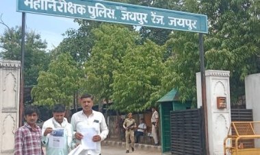 चोकी इंचार्ज को हटाया जाए पुलिस महानिरीक्षक को ज्ञापन दिया ,चोकी इंचार्ज पर धमकाने के आरोप