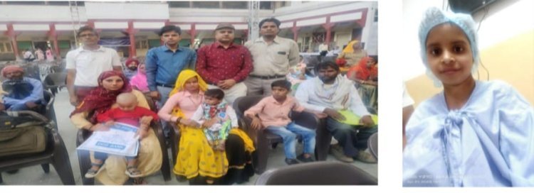 जिला कलक्टर के नवाचार 'अभियान सेहत' ने प्रज्ञा का बचाया जीवन