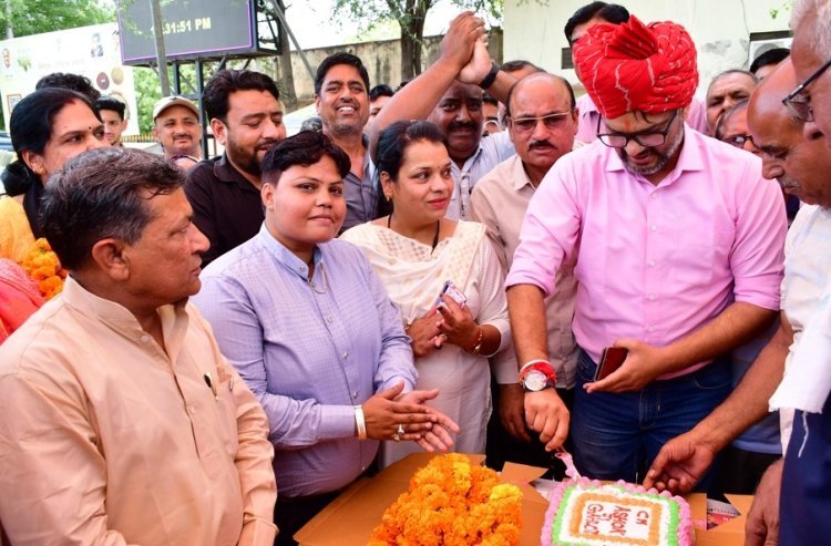 मुख्यमंत्री गहलोत का मनाया जन्मदिन