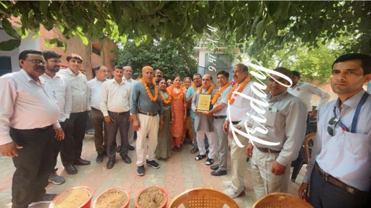 विद्यालय में एस डी एम सी मीटिंग का आयोजन