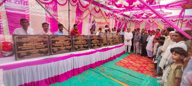 विधायक अबरार ने बंधा गांव में किए विकास कार्यो के लोकार्पण
