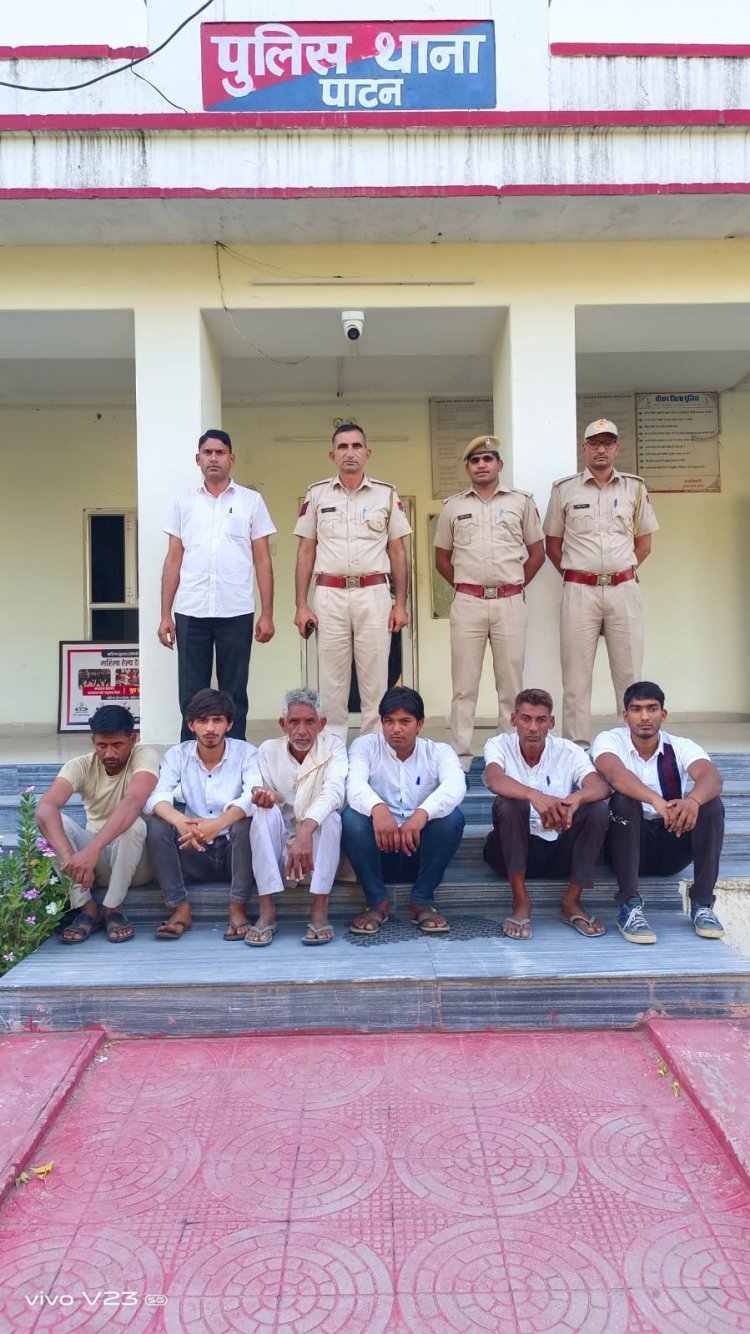 7 फुट भूमि के विवाद में दोनों पक्षों की गिरफ्तारी पुलिस की समझाइश पर विवाद खत्म करने की सहमति बनी
