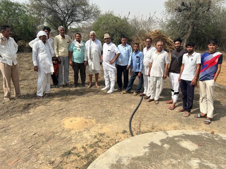 शमशान भूमि की चार दिवारी निर्माण हेतु सैकड़ों वर्षो पुराना मामला सुलझा