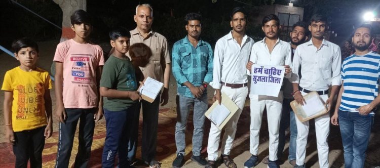महासत्याग्रह के तहत हस्ताक्षर अभियान