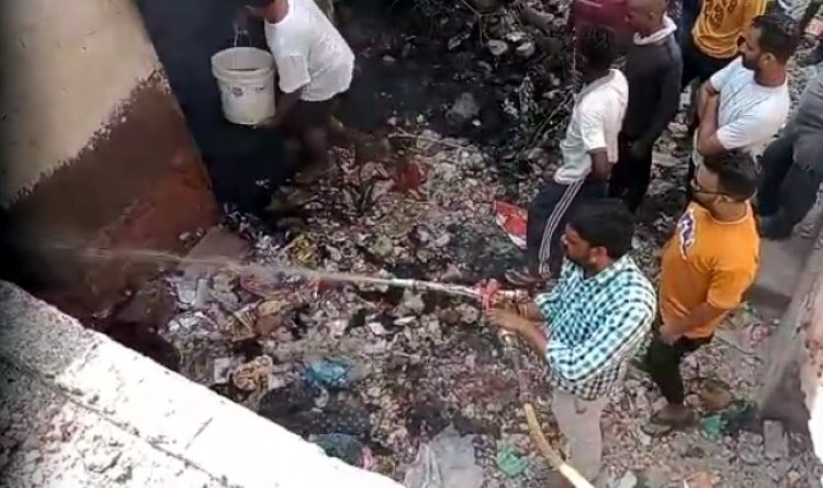 सूने घर में लगी आग पर पाया काबू