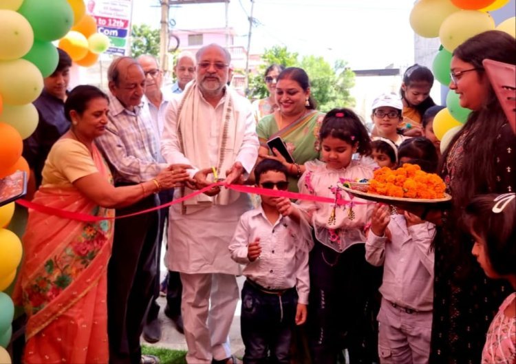 विद्यालय का किया उद्धघाटन