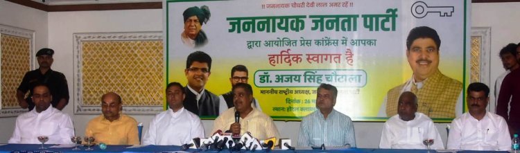     राजस्थान में संगठनात्मक  नियुक्तियों के साथ जेजेपी ने किया चुनावी शंखनाद।