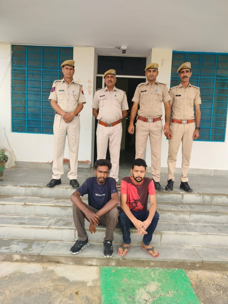 सादुलपुर एनडीपीएस एक्ट के प्रकरण में एक साल से फरार स्थाई वारंटी बांबी उर्फ बबी व राजू गिरफ्तार