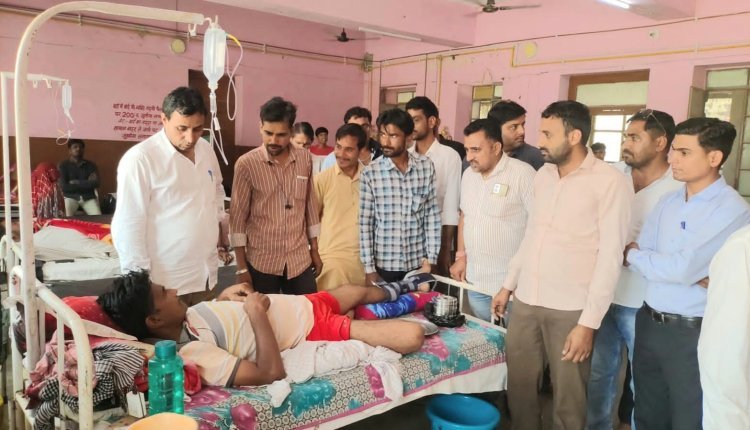 आरएलपी नेता लालचंद मूंड ने राजकीय अस्पताल का किया औचक निरीक्षण, सफाई व्यवस्थाओं पर जताई नाराजगी 