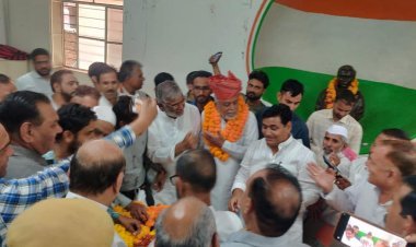 नव नियुक्त प्रदेश सचिव खान का डोटासरा ने किया सम्मान