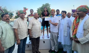 इंदिरा गांधी स्टेडियम के तरणताल में तीन दिवसीय 72वीं राज्य स्तरीय सीनियर तैराकी प्रतियोगिता का हुआ शुभारम्भ 