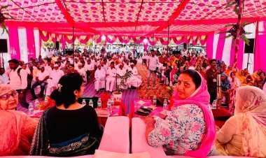 सादुलपुर विधायक कृष्णा पुनिया ने किया गांधी पार्क का शिलान्यास, कहा बीजेपी और बसपा ने जो गड्डे खोदे थे उनको भरने का काम हमने किया