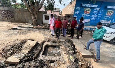 नेता प्रतिपक्ष राठौड़ ने शहर के समस्याग्रस्त क्षेत्रों का किया आकस्मिक निरीक्षण