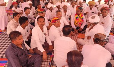 विधायक मेघवाल ने किया विधानसभा क्षेत्र का दौरा