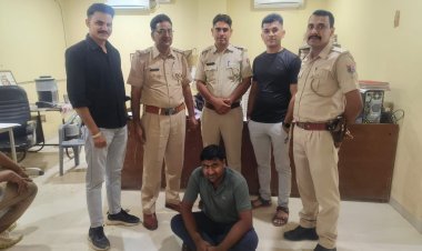 होटल पर फायरिंग करने वाले 1 साल से फरार 5 हजार के इनामी आरोपी को पुलिस ने किया गिरफ्तार