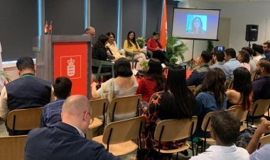 यूथ फेडरेशन की राष्ट्रीय संयोजिका हेमलता ने डेनमार्क दूतावास में किया संबोधन