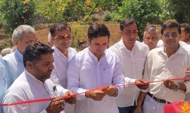 नवनिर्मित उप स्वास्थ्य केंद्र का किया उद्घाटन