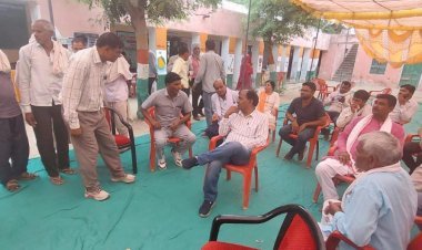 मेवात विकास बोर्ड अध्यक्ष ने किया महंगाई राहत कैम्प का निरीक्षण