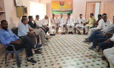 तारानगर में 14 जून को होने वाली आमसभा को लेकर भाजपा कार्यकर्ताओं और पदाधिकारियों की बैठक आयोजित