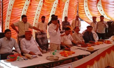 ग्राम पंचायत भवन का किया उद्घाटन 