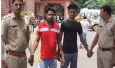 पुलिस ने किया लूट की वारदात का खुलासा - दो को किया गिरफ्तार, छह लाख की राशि की बरामद