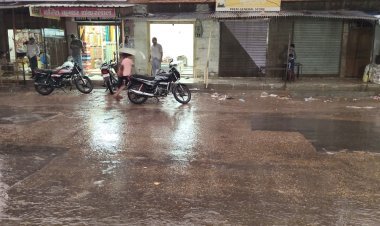 प्रशासन ने जलभराव वाले गांवों को खाली करवाना शुरू,कलेक्टर एसबी ने किया चौहटन क्षेत्र का दौरा