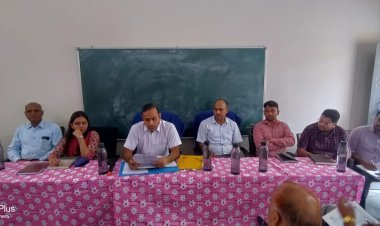 राजीव गांधी ग्रामीण और शहरी ओलम्पिक की पूर्व तैयारियों की समीक्षा बैठक अयोजित