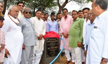 नेता प्रतिपक्ष ने किया ग्राम पंचायत लोहसना में विकास कार्यों का लोकार्पण